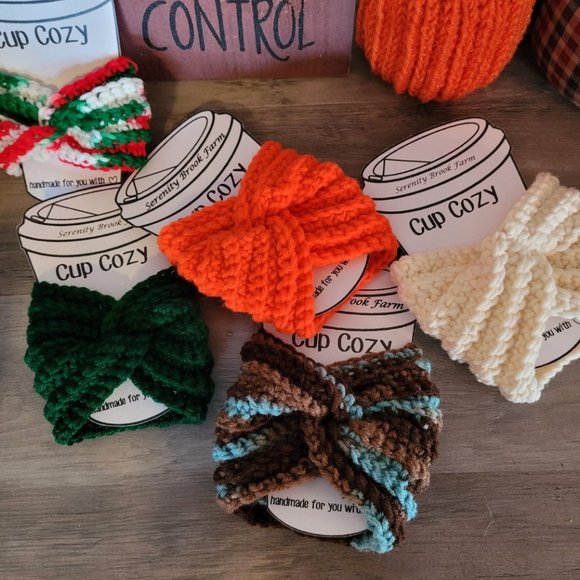 Handmade Crocheted Cup Cozy - Picture 3 of 3